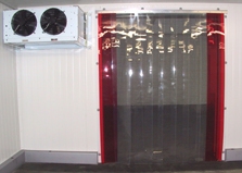 Strips curtain for cold room freezer